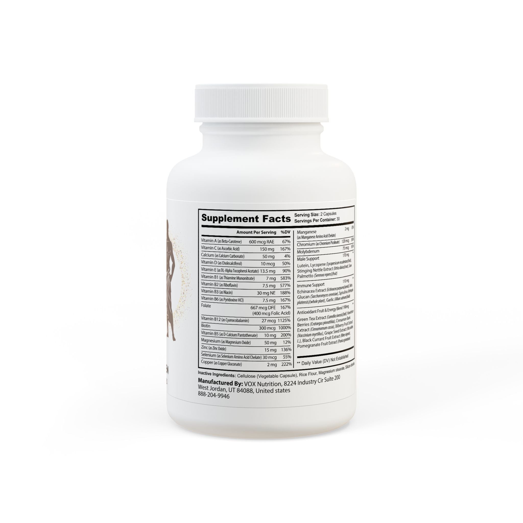 Peak Basics Men's Daily Multivitamin