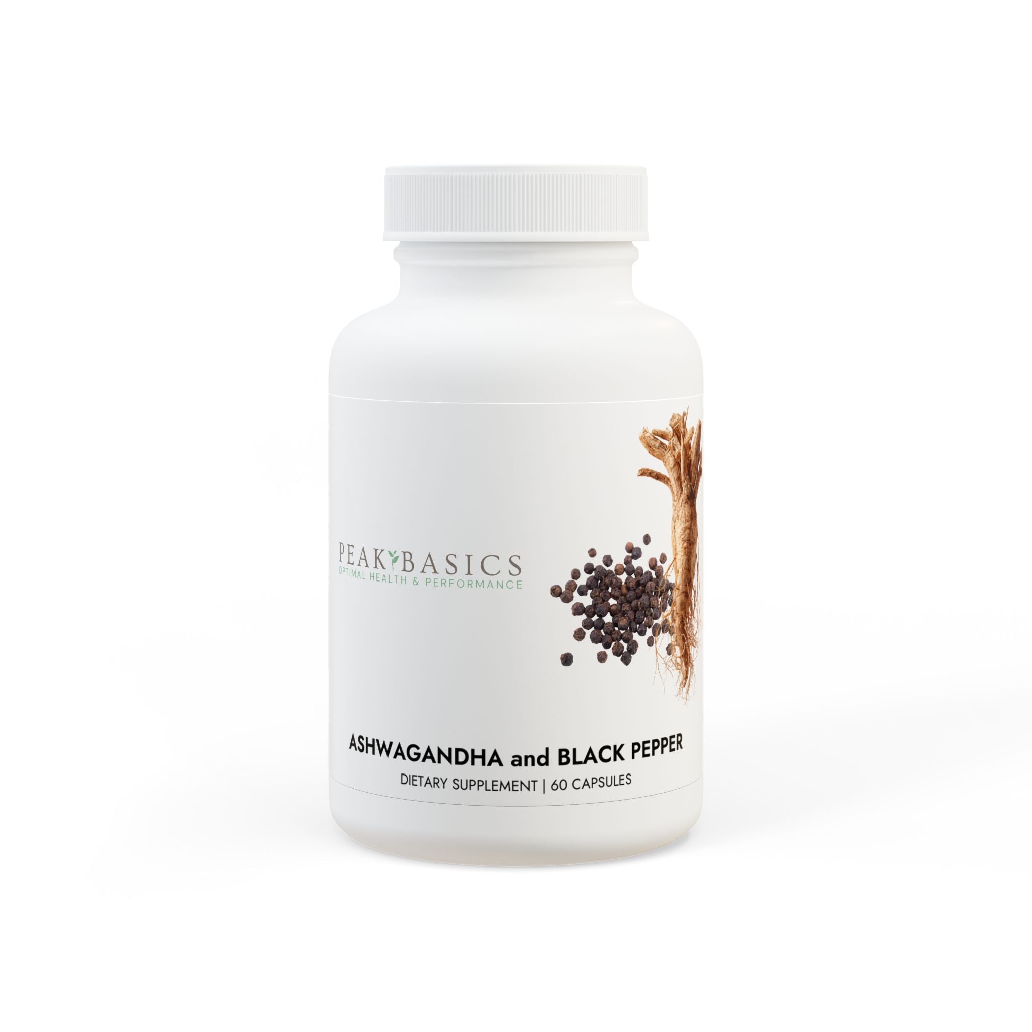 Peak Basics Ashwagandha & Black Pepper