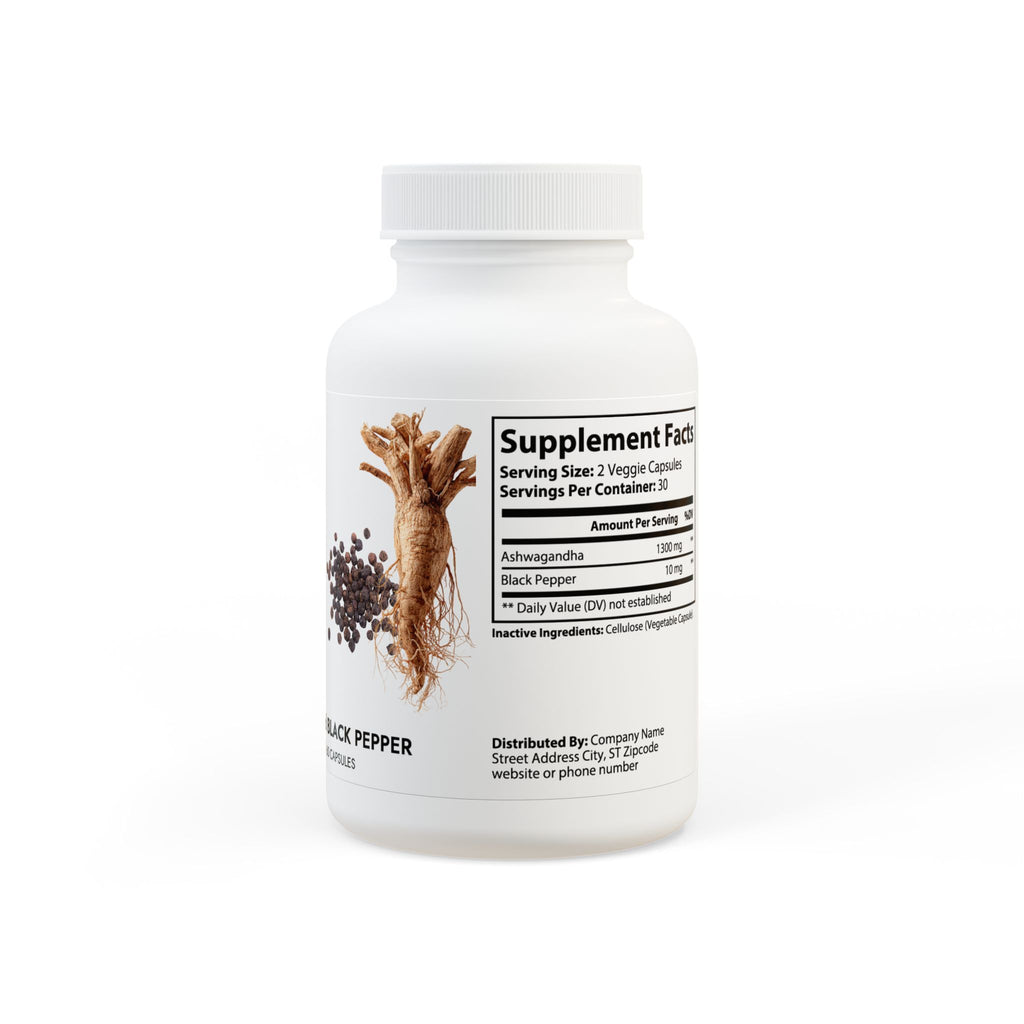 Peak Basics Ashwagandha & Black Pepper